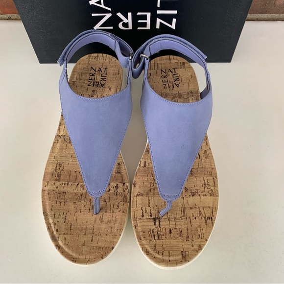 Naturalizer Womens Meghan Faux Leather Slingback Thong Sandals bue US 11 M - Picture 4 of 10